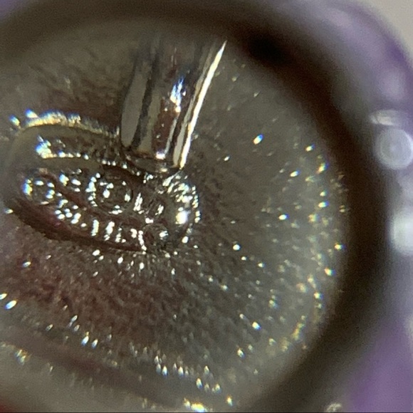 CHANEL P01 lavender Italian Resin pin back BROOCH w/pendant loop - Picture 11 of 13